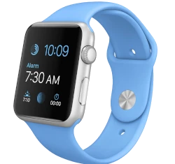 Apple Watch Sport 42mm Silver Aluminum Blue Sport Band MJ3Q2LL/A smartwatch