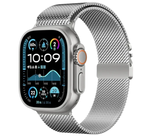 Apple Watch Ultra 3 49mm Titanium with Titanium Milanese Loop smartwatch