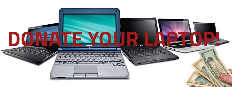 donate old laptop